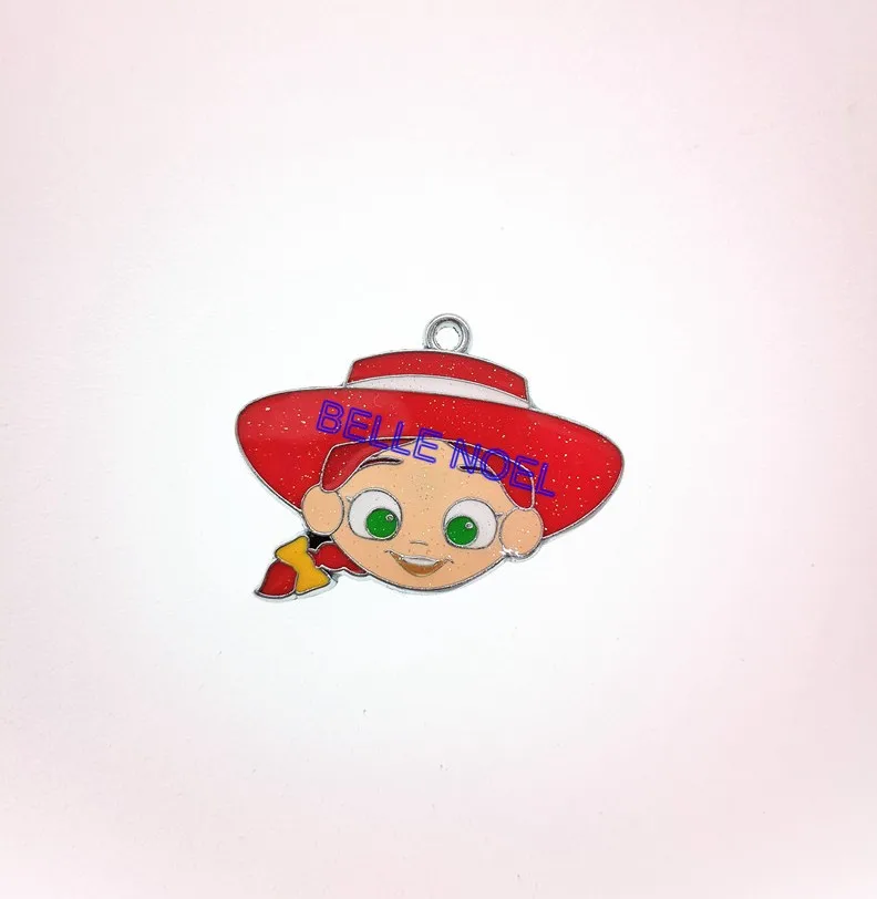 

New Lot 50pcs Cartoon Toy story Enamel Metal Charm Pendants DIY Jewelry Making