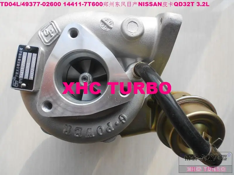 td04l 741157 49377-02600 14411-7t600 Turbo Турбокомпрессоры для nissan d22 Navara qd32t 3.2l 80kw