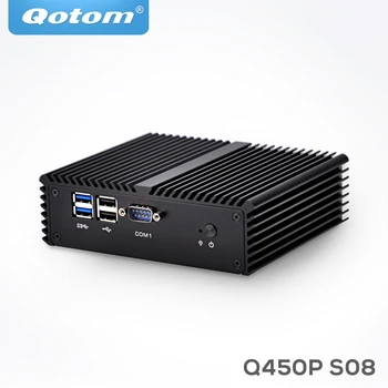 

2018 New Intel I5 I7 Quad Core Ultra Low Power Thin Desktop Computer 2 Gigabit LAN Fanless Ubuntu Mini PC 12V With 4GB Ram
