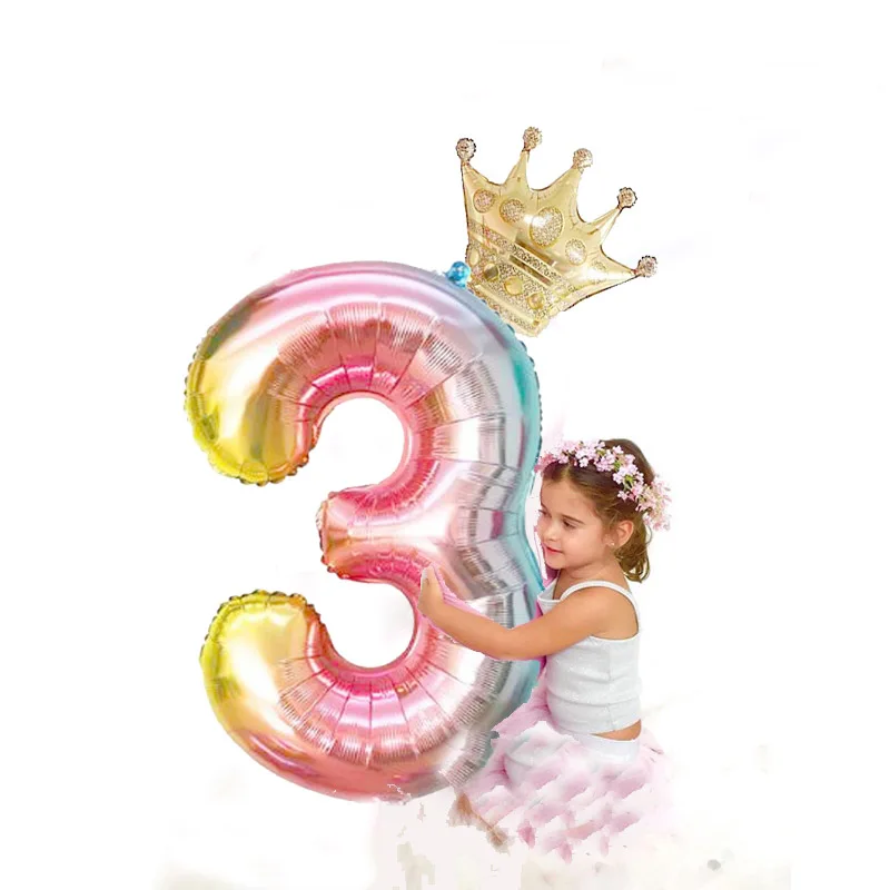 32inch-Rose-gold-letter-balloon-with-crown-birthday-wedding-decoration-balloon-silver-gold-number-aluminum-Balon