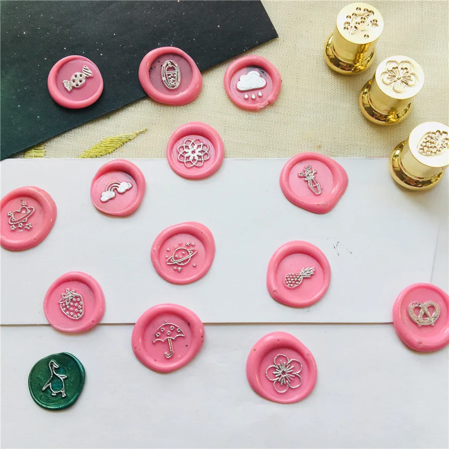  1.2cm small size cherry love Brass Head Wax Stamps Sealing Wax Stamp Wedding Invitation Stamps Chri - 33007996447