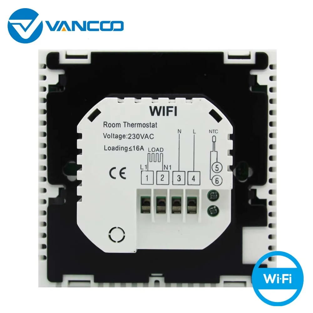 Vancoo 2 шт умный Wifi термостат для подогрева пола ЭЛЕКТРИЧЕСКИЙ КОМНАТНЫЙ теплый температурный контроллер с датчиком