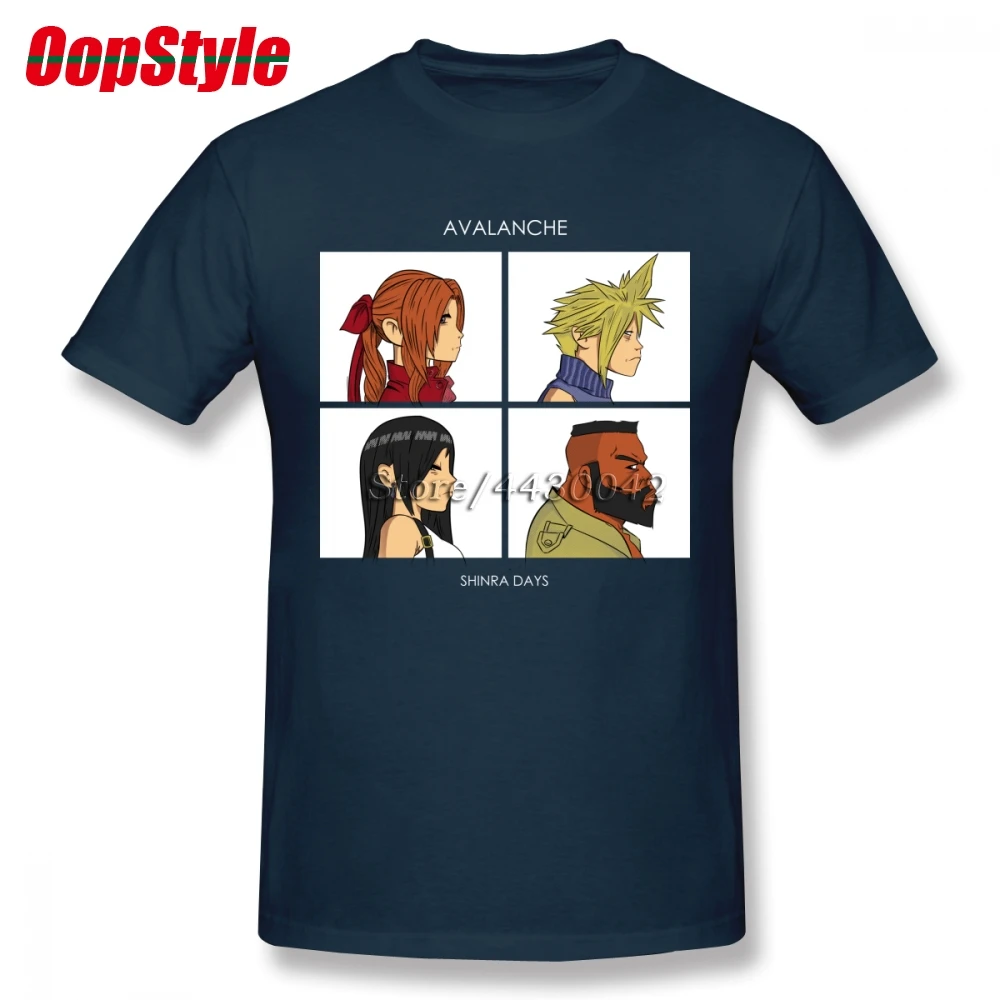 Мужская футболка с коротким рукавом Gorillaz Shinra Damon Days хлопковая Футболка большого