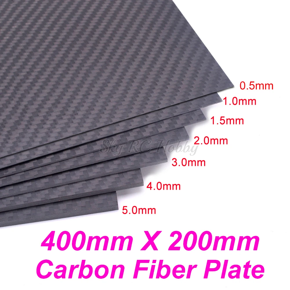 6pcs -6x10x200mm SOFIALXC Carbon Fiber Plate Panel Sheet for Rc Airplane Model 6pcs -6x10x200mm SOFIALXC Carbon Fiber Plate Panel Sheet for Rc Airplane Model