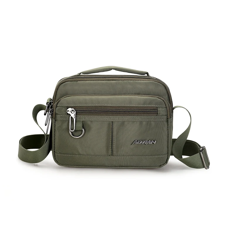 AOTIN Новая Стильная дизайнерская мужская нейлоновая сумка через плечо, сумка через плечо для мужчин, модная водонепроницаемая сумка-клатч, сумки-мессенджеры - Цвет: ArmyGreen