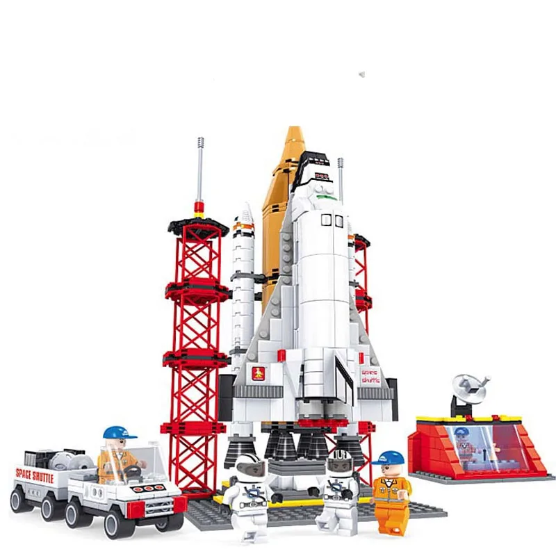 

Model building kit compatible with Space Shuttle Launching Base 3D block Educational model building toy hobbies forchildren