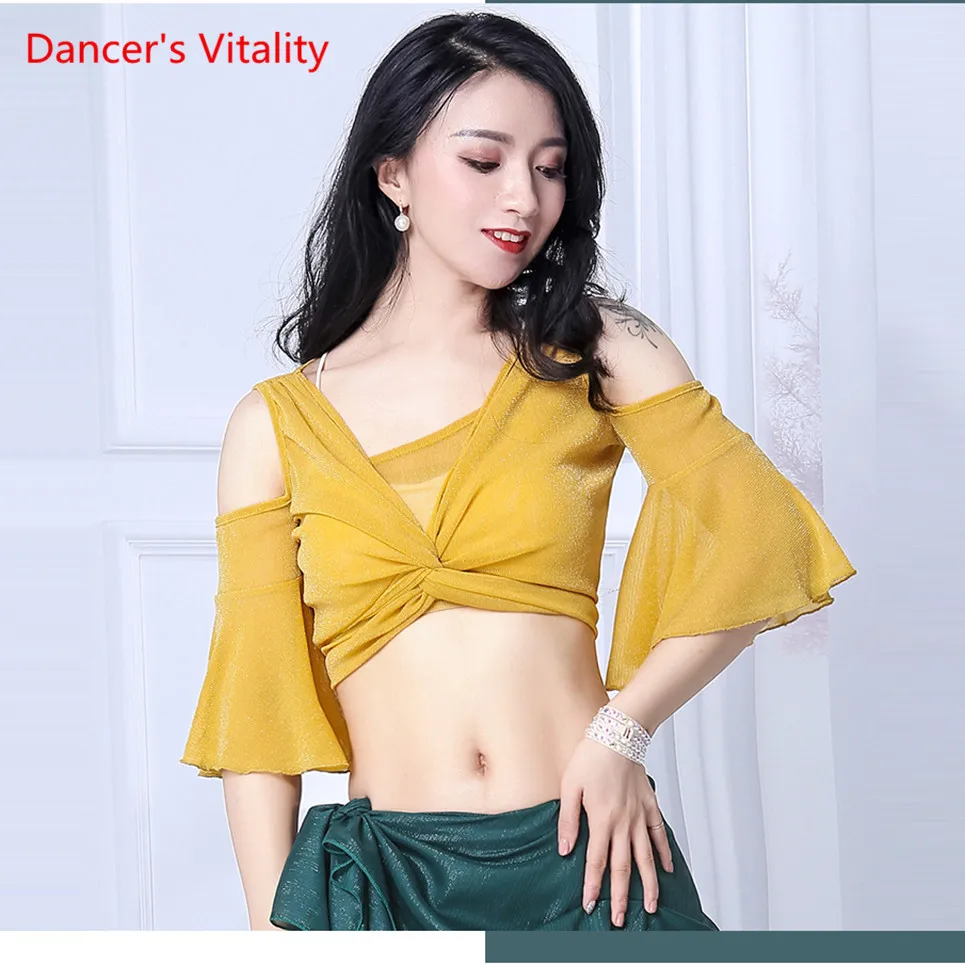 yellow dance top