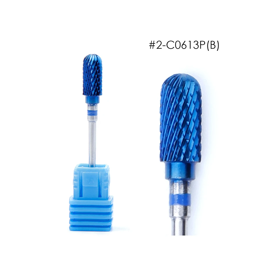 1PC Nail Drill Bits Apparatus for Manicure Blue Tungsten Carbide Cutters for Manicure Gel Remover Nail Pedicure Polish Drill Bit