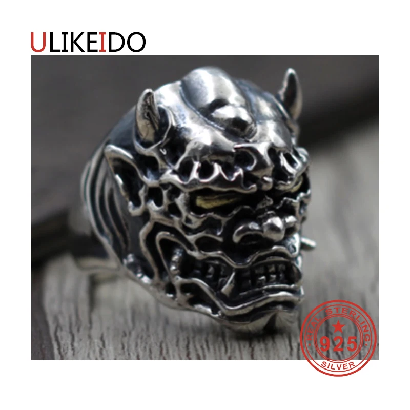 

100% Pure 925 Sterling Silver Jewelry Rings Adjust Vintage Mens Signet Ring For Women Special Christmas Gift 988