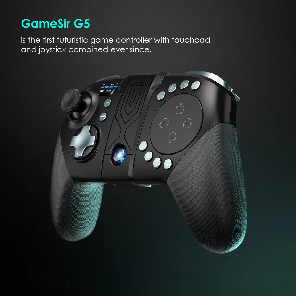 

GameSir G5 with Trackpad and 32 Buttons Gamepad, Moba/FPS/PUBG/RoS Bluetooth Wireless Game Controller For Android/iOS Phone