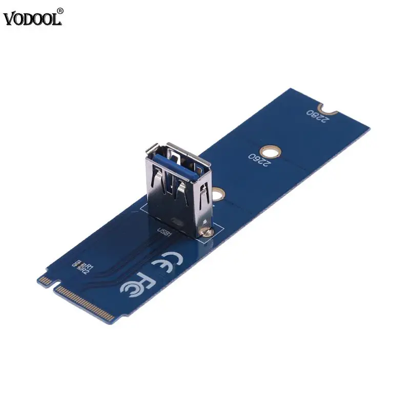 New M.2 NGFF to PCI-E X16 Slot Converter Adapter Graphic Mining Riser Card Screwd USB 3.0VGA Strengthen Extension Screwdriver