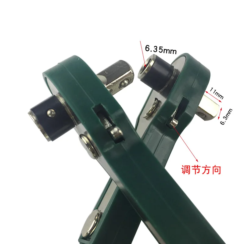 De alta calidad Mini llave de trinquete llave 1/4 destornillador rod 6,35 fácil de Mango antideslizante palanca llave de trinquete herramienta