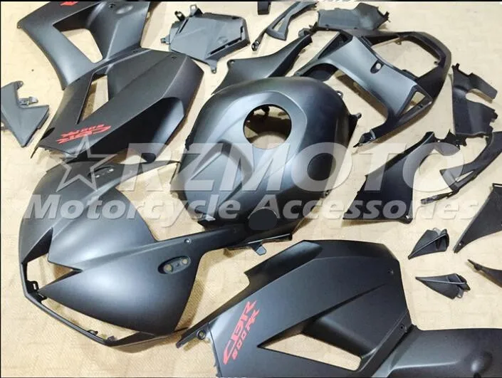 Ace kits впрыска ABS Обтекатели комплект Подходит для HONDA CBR600F5 2013 CBR600F5 13, 14, 15, 16, 17, черный F69
