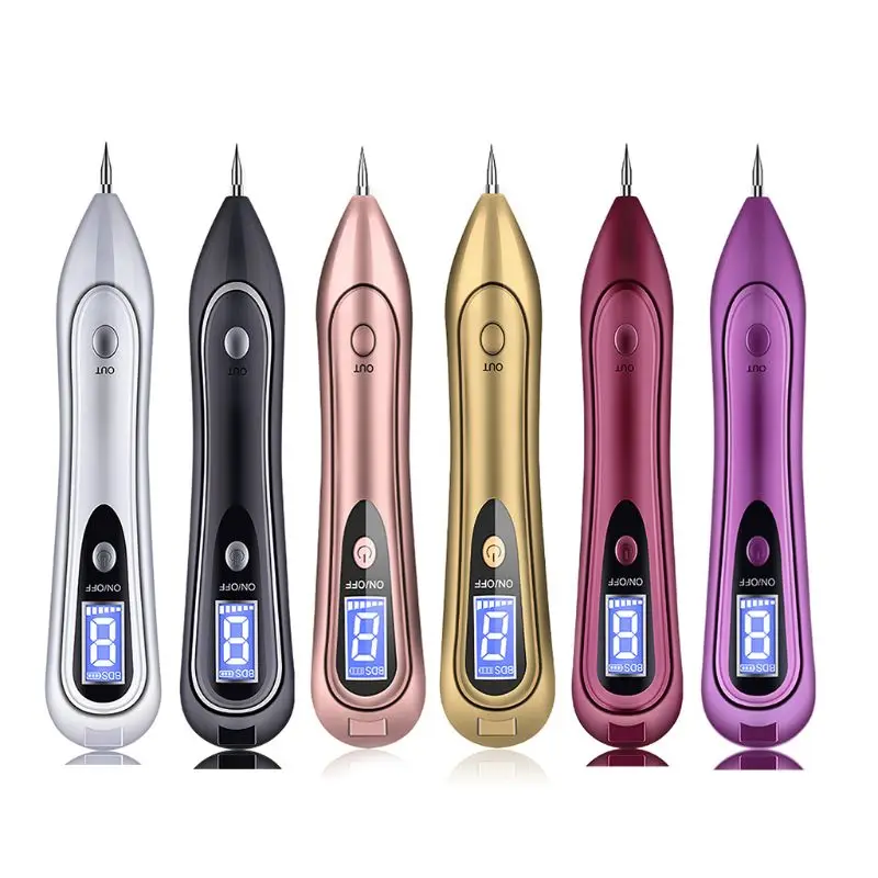 

Skin Care Laser Tattoo Freckle Removal Pen LCD Sweep Spot Mole Eraser Wart Corns Dark Tag Remover Rechargeable Beauty Machine