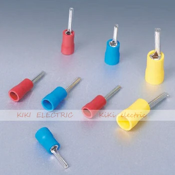 

PTV2-12 1000PCS/lot Pin-Shaped Pre-insulating Terminal(Type TZ-JTK) Electric Wire Connector Lug for A.W.G 16-14 cable