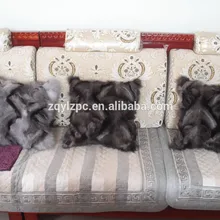 Домашняя декоративная меховая подушка из натуральной лисы/меховая подушка из лисы/наволочка