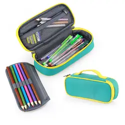 Kawaii школьный пенал Творческий Съемный большие уголовного Pencilcase для детей мальчиков и девочек ручка сумки коробка канцелярские мешок