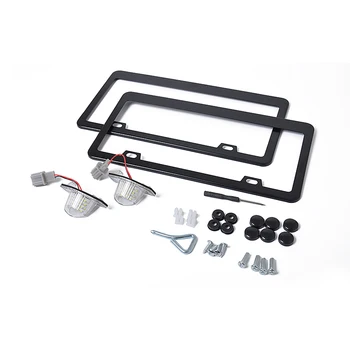

For Honda Fit Odyssey CR-V FR-V HR-V LED License Plate Light Frame Kit + License plate light Replace Tool Repair Kit