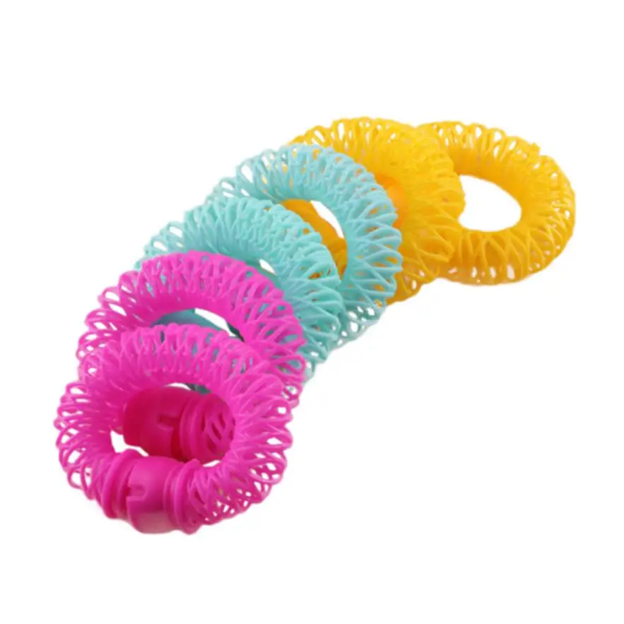 6 Pcs Hairdress Magic Bendy Hair Styling Roller Curler Spiral Curls DIY