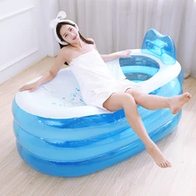 Домашняя надувная ванна для взрослых, утолщенная ванна, ванна, Складная Ванна, Детская ванна, пластиковое ведро