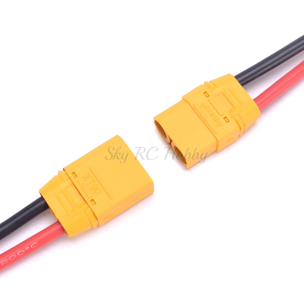 Радиоуправляемый аккумулятор Amass XT90 коннектор Мужской и Женский Разъем 12AWG