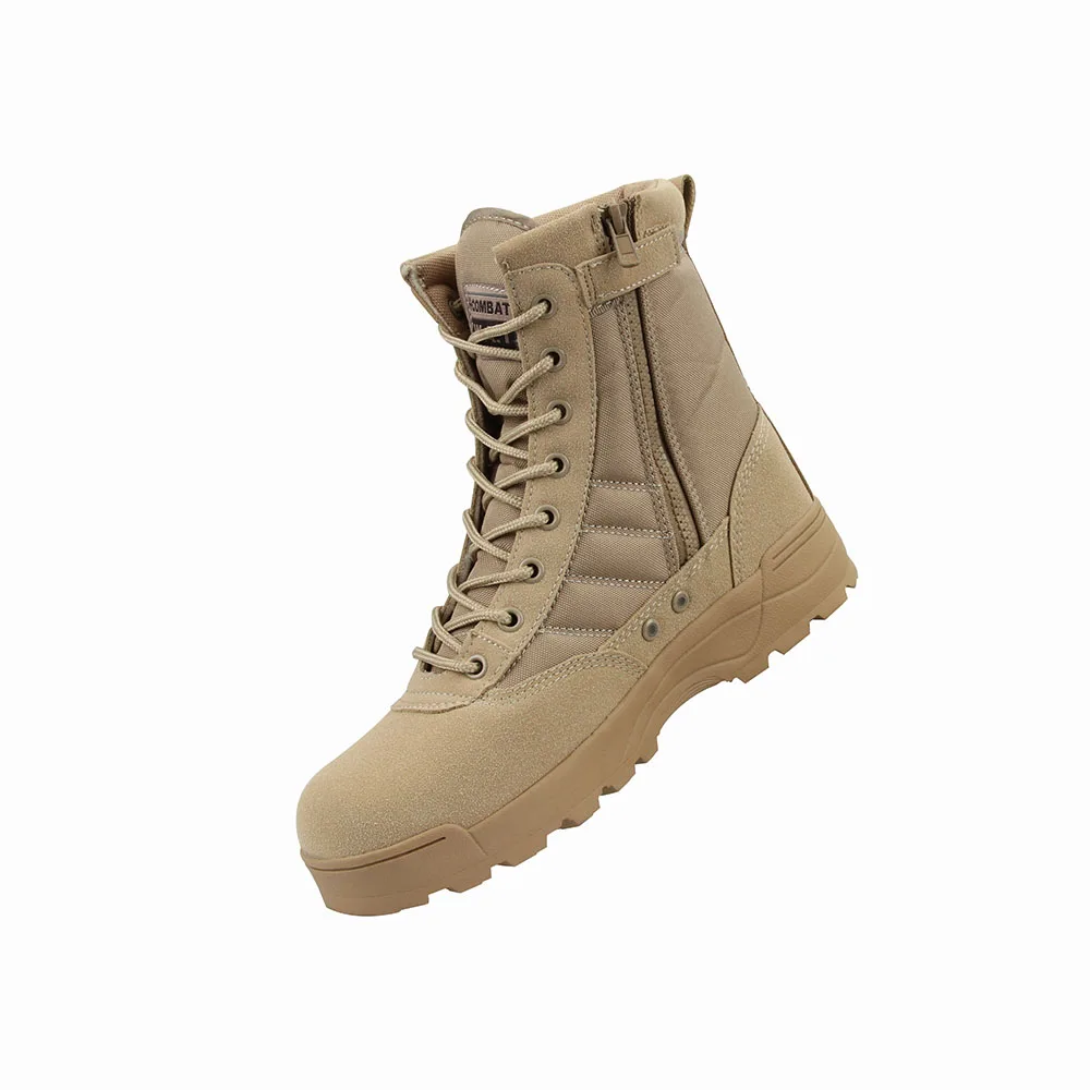 

New Us Military Leather Combat Boots for Men Infantry Tactical Training Ankle Shoes Motorcycle Boots Vintage Combat Footwear