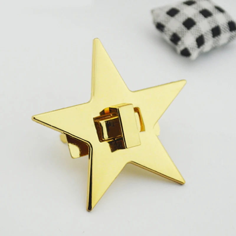 2pcs Fashion New Women Star Metal DIY Clasp Turn Twist Lock For Shoulder Bag Handbag Purse Accessories High Quality | Багаж и сумки