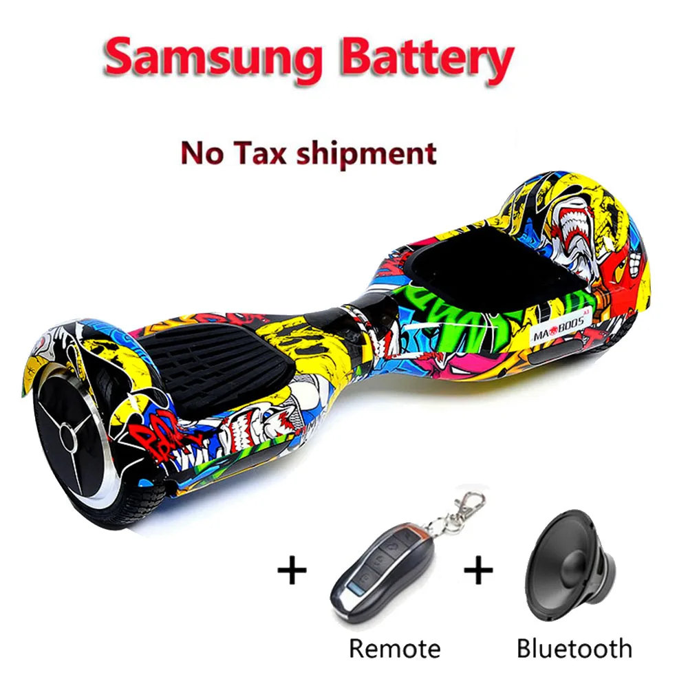 Samsung battery 6 5 inch 2 wheels self balance electric scooter balance unicycle body feeling twisting