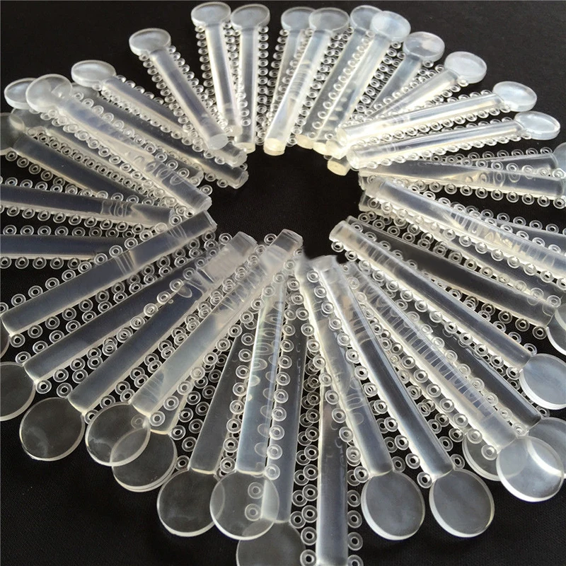 Buy 1 Pack 40Pcs Clear Dental Orthodontic Elastic Ligature Ties For Teeth Tools