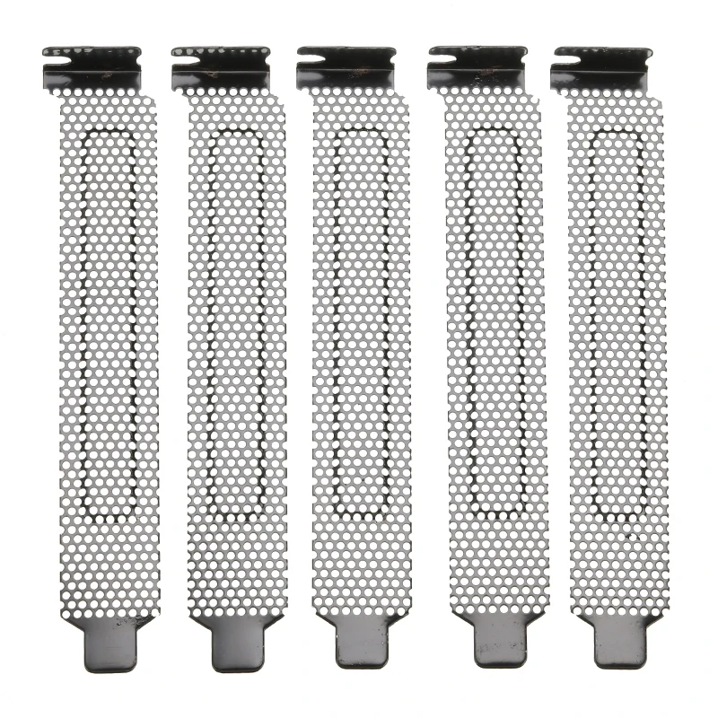 

New 5 Pcs PCI Slot Cover / PCI Slot Cover Dust Filter Blanking Board Cooling Fan Dust Filter Ventilation PC Computer Case