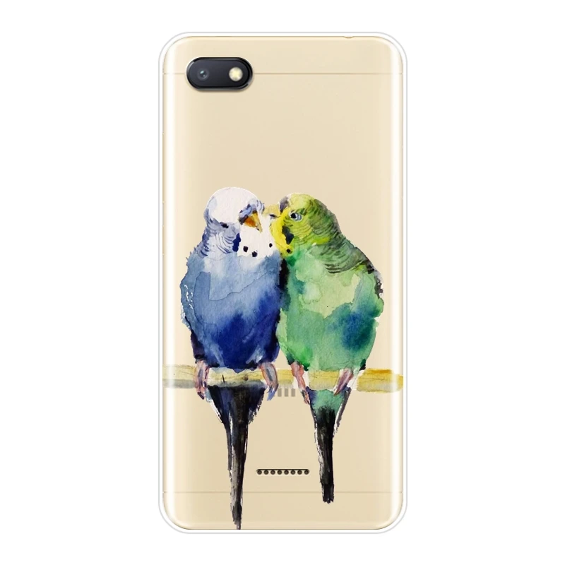 Задняя крышка для Xiaomi Redmi S2 6A 5 Plus 4A Bird мягкий силиконовый чехол телефона Pocophone F1 Note
