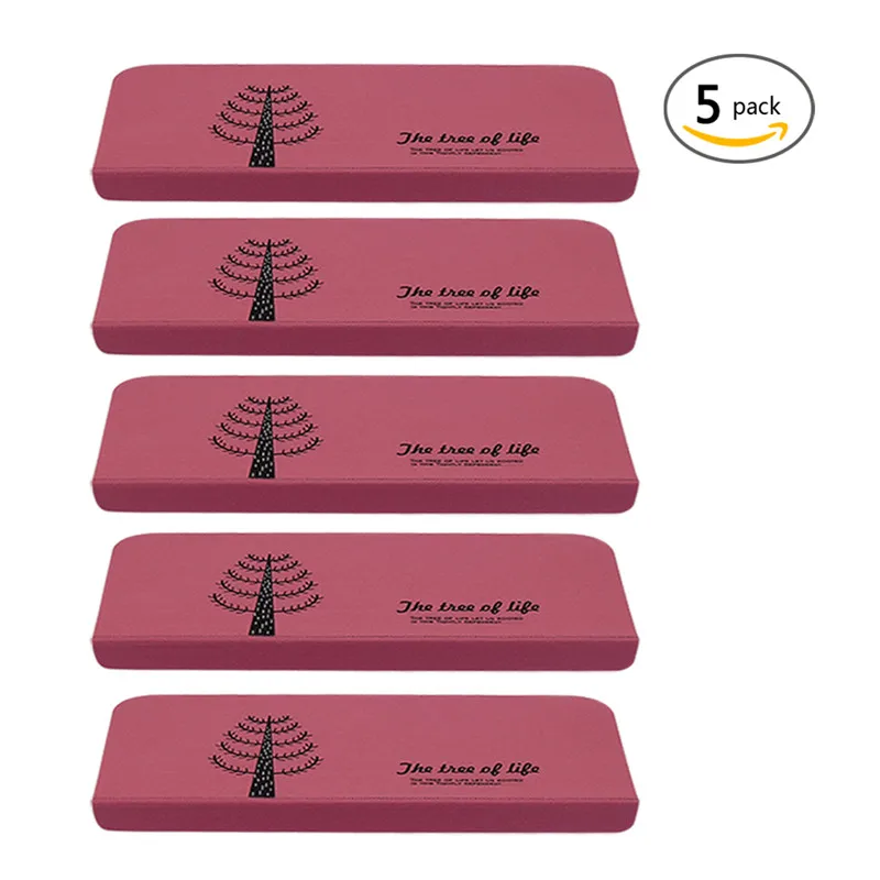 5pcs/set Self-adhesive Non-slip Floor Stair Carpets High Quality Staircase Treads Protector Mat Fit for 22cm Width Stair 5pcs/set Self-adhesive Non-slip Floor Stair Carpets High Quality Staircase Treads Protector Mat Fit for 22cm Width Stair
