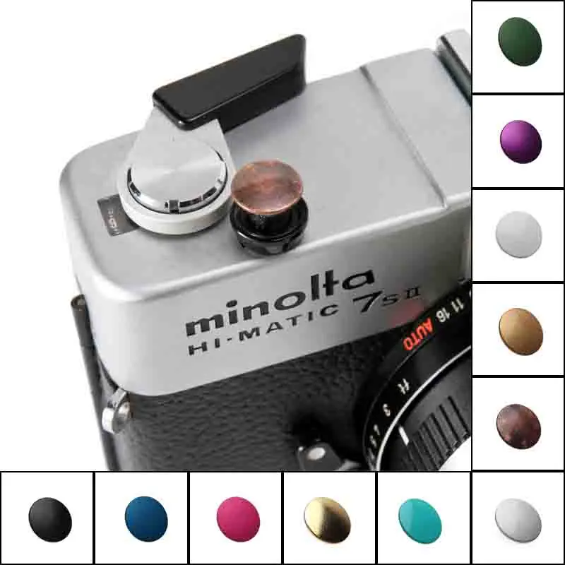 

Digital Camera Release Shutter Button With Screw For Leica Rolleiflex Fuji Nikon Convex Button Shutter