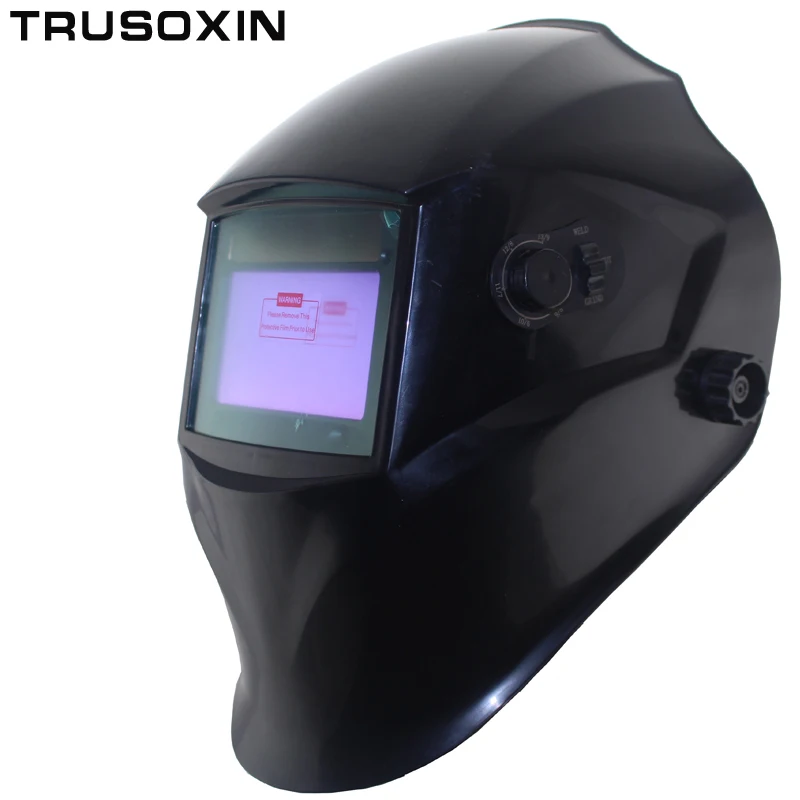 

Out adjust Big view 4 arc sensor grinding DIN5-DIN13 Solar auto darkening TIG MIG MMA welding mask/helmet/welder cap/face mask