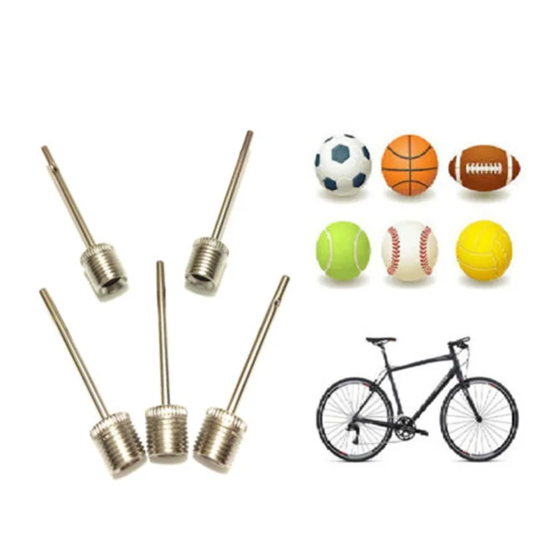 

5pcs Stainless steel pump ball pin Basketball Soccer Volleyball gas needle inflatable Needle metal pin