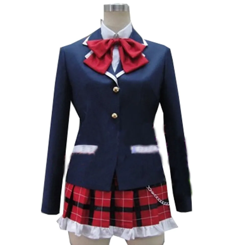 

2018 Anime Cyuunibyou Demo Koigashitai cos Takanashi Rikka student uniforms Cosplay costume