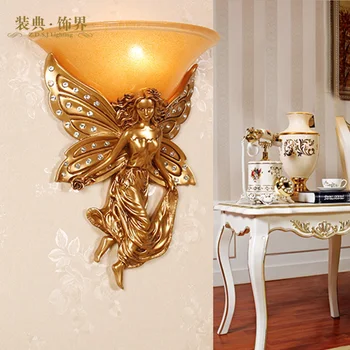 

European Angel Shaped Resin Wall Lamp Elephant Shaped Resin Wall Lamp Vintage European Style Wall Lamps For Living Room