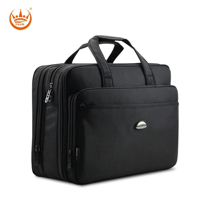 17 Inches men's briefcase high density oxford waterproof laptop computer bag large capacity business men's handbags