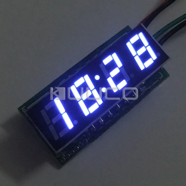 Digital Clock 24 Hours Display Led Panel Meter/Time Meter DC 12V 24V Digital Meter/Car Clock DIY Time Monitor/Tester Digital Clock 24 Hours Display Led Panel Meter/Time Meter DC 12V 24V Digital Meter/Car Clock DIY Time Monitor/Tester