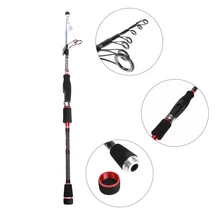 Углерода 0,56 М-1,95 м Портативный телескопическая штанга спиннинговая удочка море морской рыбалки приманки рыболовные снасти Ocean стержень