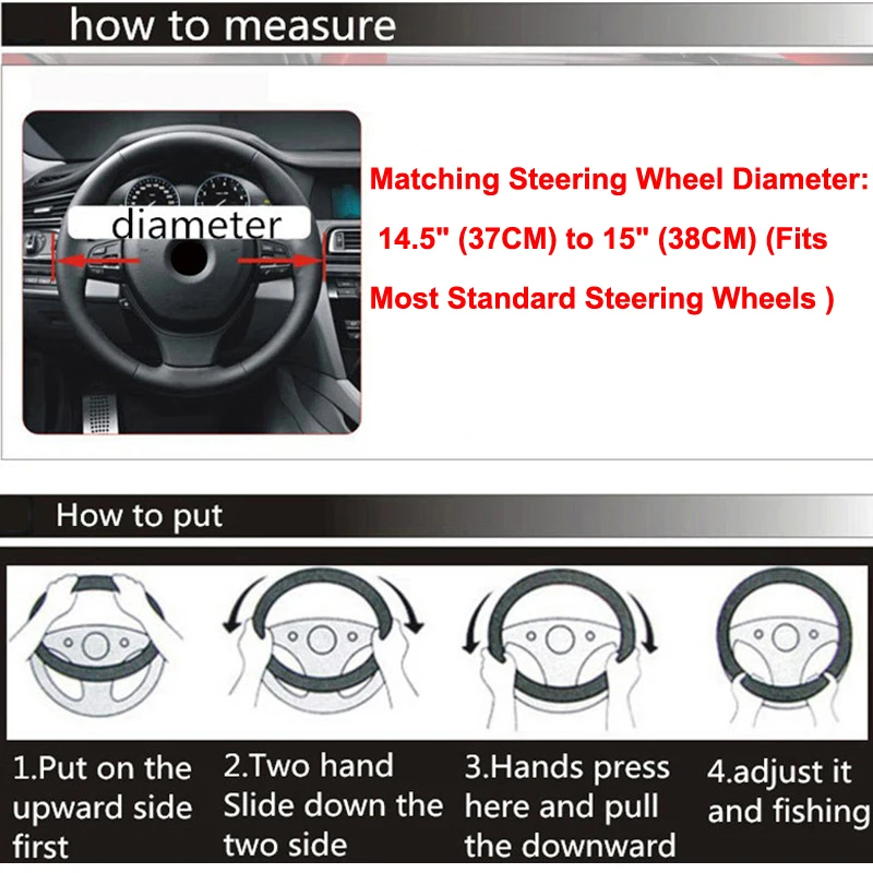 09 Car steering Wheel Covers