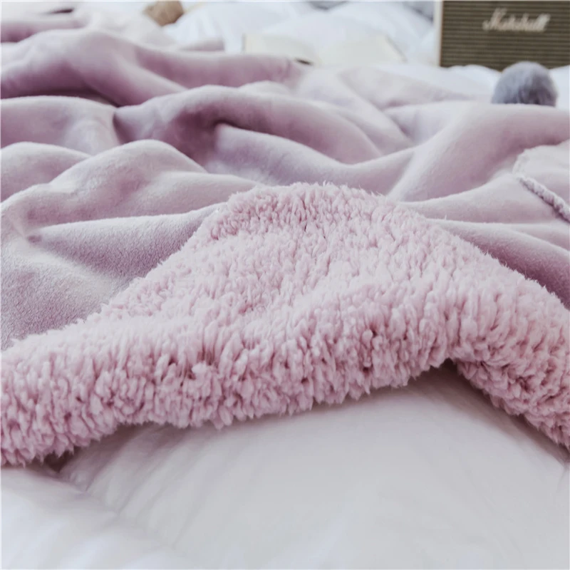 Одноцветное Фланелевое Коралловое флисовое бархатное плюшевое одеяло мягкая теплая переносная шаль Мути функция плед диван самолет кресло одеяло s