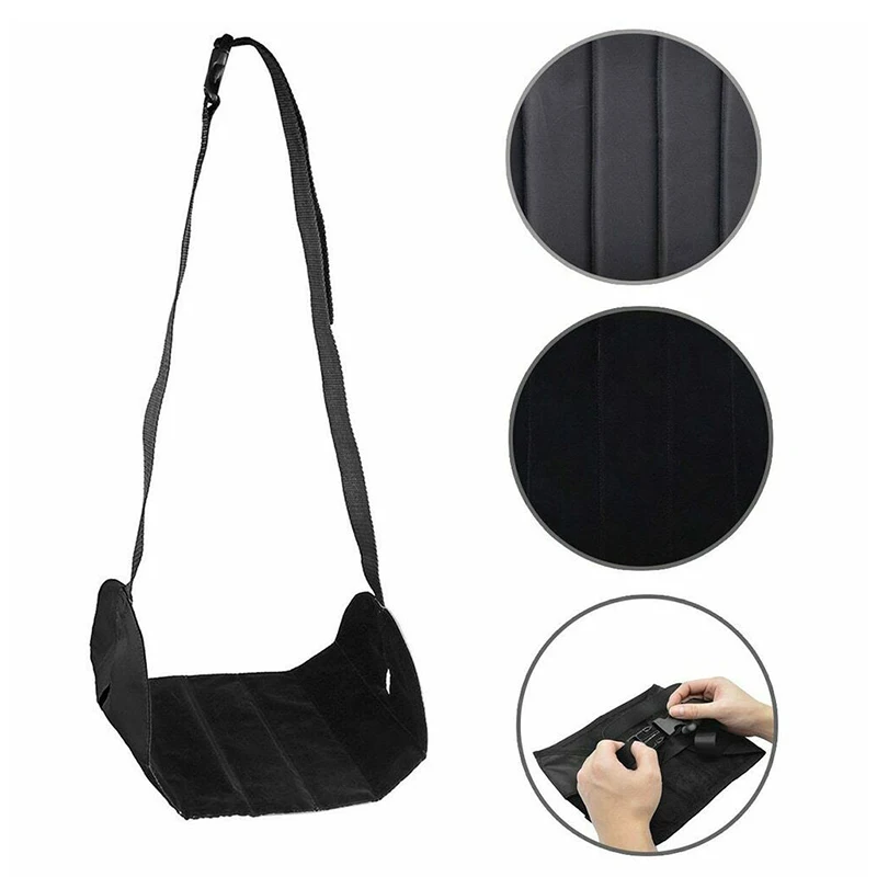 

Newly 2019 Foot Rest Portable Travel Flight Carry-On Foot Rest Adjustable Height Hammock