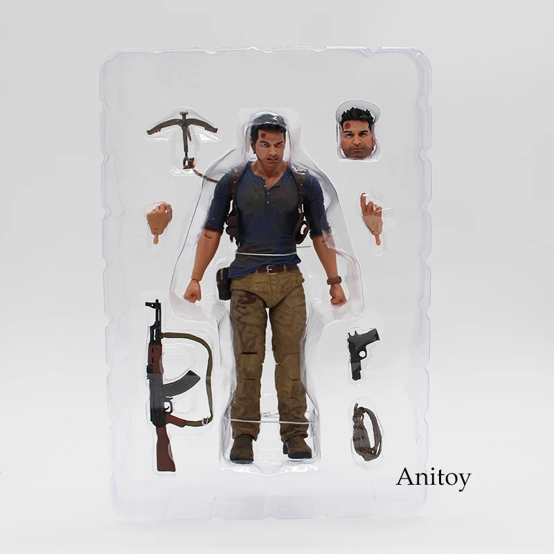 NECA Uncharted 4 конец вора Натан Дрейк Ultimate Edition ПВХ фигурка Коллекционная модель игрушки " 18 см KT3423