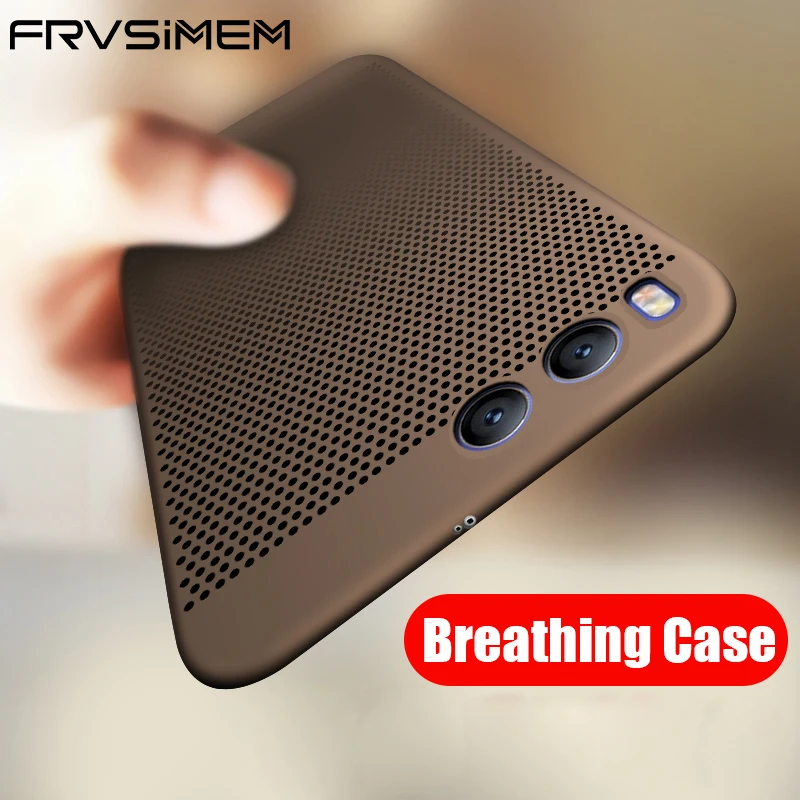

Cooling Breathing Case For XiaoMi Mi 8 SE A1 A2 lite 5 5S RedMi 6 6A Plus Note 5A Pro Prime S2 Global Version Hard PC Full Cover