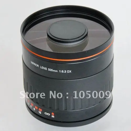 

500mm f6.3 T Mount MIRROR TELEPHOTO LENS Black for Olympus EM10 M2 EM5 II EM1 E-P5 EPL5/6/7