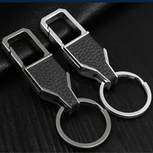 Bycobecy EDC Алюминий сплав Smart Key Holder двойные кольца ключница карманный инструмент Key Организатору автомобиль ключ брелок