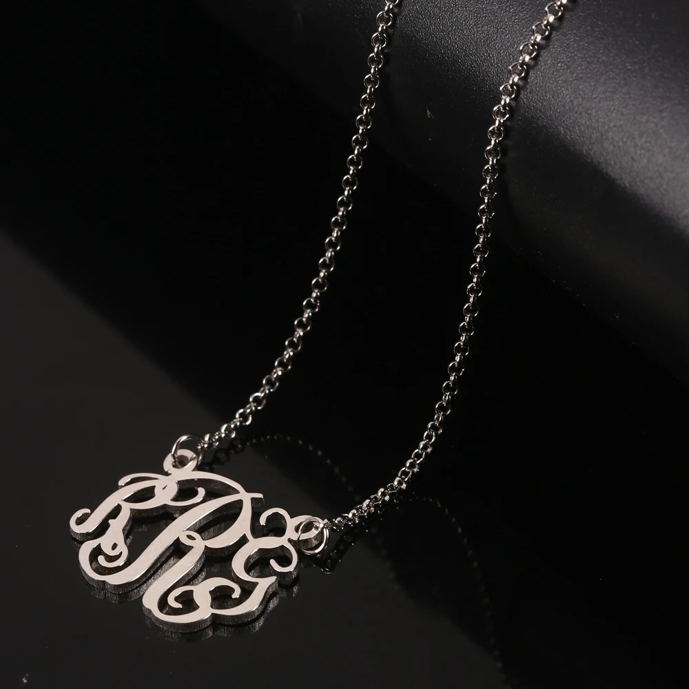 Silver Personalized Name Necklace Women Necklaces & Pendants 925 Sterling Silver Custom Name Necklace Jewelry Gift Dropshipping  (1)