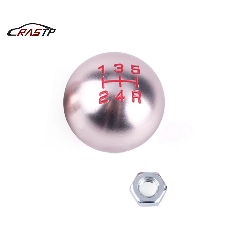 

RASTP- Car Replace 5 Speed Manual Round Gear Shift Knobs M10x1.5 Thread for Honda /Civic /Odyssey /Accord RS-SFN052