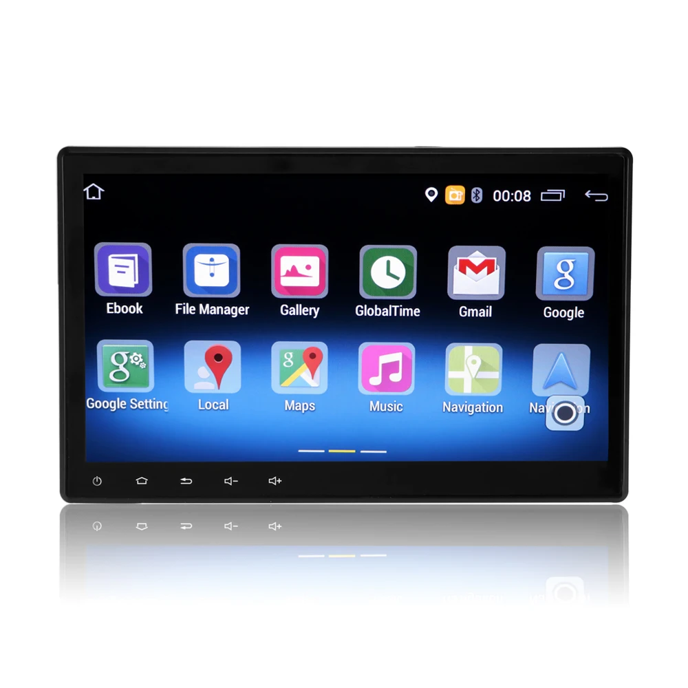 10 1 дюймов DIN Android 5 1080P Авторадио gps Bluetooth навигация автомобильный стерео плеер